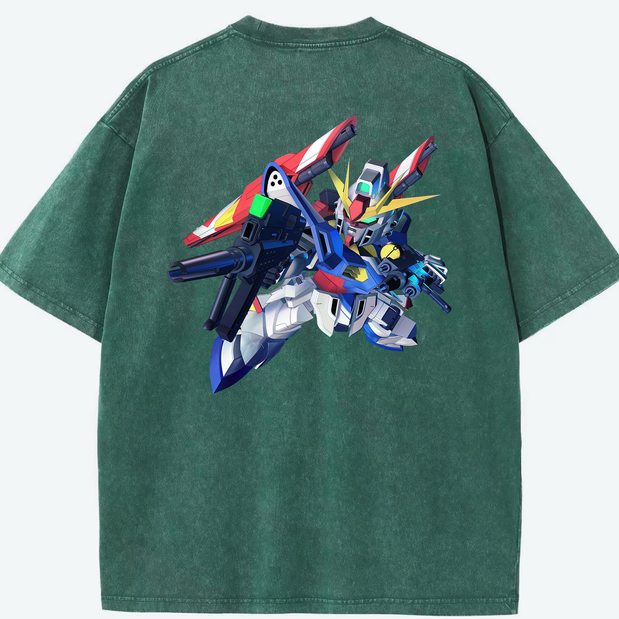 （画像用） 機動戦士ガンダム Mobile Suit Gundam 綿100% ヴィンテージ風 半袖Tシャツ（背面プリント）